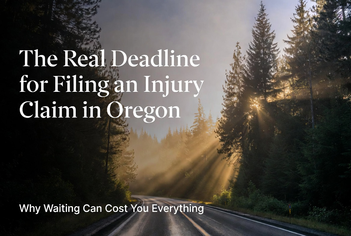 Featured image for “The Real Deadline for Filing an Injury Claim in Oregon (and Why Waiting Can Cost You)”